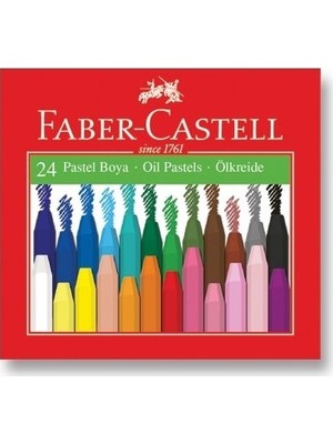 Faber-Castell Pastel Boya Karton Kutu 24 Renk