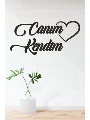 Walldeco "canım Kendim" Dekoratif Duvar Tablosu Mdf