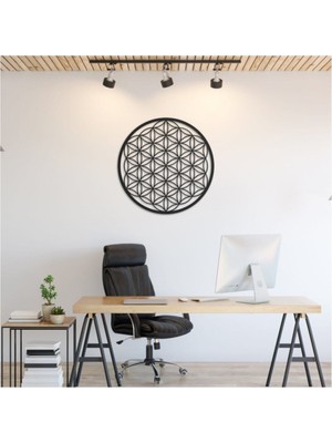 Walldeco Yaşam Çiçeği Kutsal Geometri Dekoratif Tablo