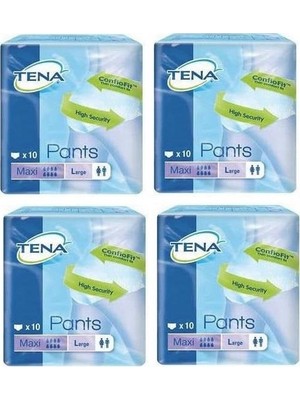 Tena Maxi 8 Damla L Beden Emici Külot Hasta Bezi 40 lı Large