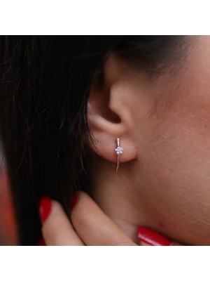 By Golden House Yıldız Lades Küpe