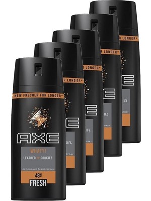 Axe Leather & Cookies Erkek Deodorant 150 ml 5'li Set