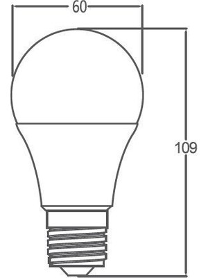 Braytron 9W 6500K 806LM Beyaz LED Ampul