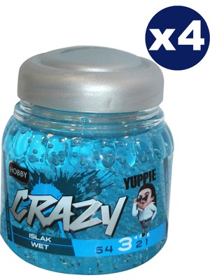 Hobby Crazy Yuppıe Islak Jöle 4 x 150 ml