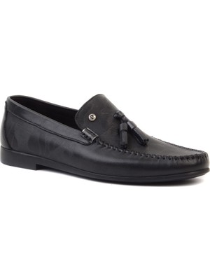 Pierre Cardin - Siyah Renk Erkek Loafer Ayakkabı