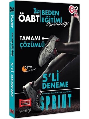 Yargı Yayınevi 2021 ÖABT SPRİNT Beden Eğitimi Öğretmenliği Tamamı Çözümlü 5li Deneme
