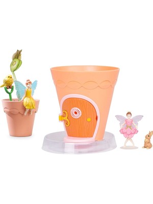 My Fairy Garden 2 Parça Peri Çiçek Saksısı ve Mini Peri Saksı Seti