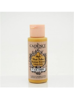 Cadence F636 Mat Kumaş Boyası 59 ml Amber