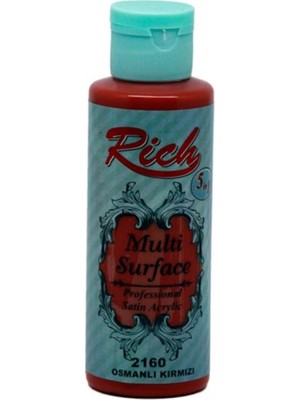 Rich Multi Surface 120 cc Osmanlı Kırmızı 2160 Akrilik Boya