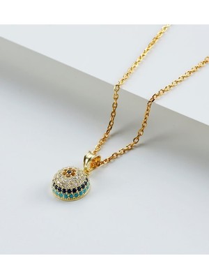 Gümüşistan 925 Ayar Gümüş Göz Nazarlı Kolye