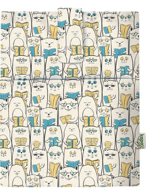 Kapax Mona Kitap Kılıfı - Okuyan Kedi