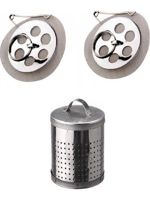 Hellove Demlik Içi Çay Süzgeci - 2 Adet Sök Tak Demlik Süzgeci