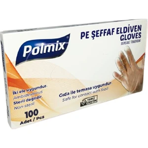 Şeffaf Eldiven 100'lü