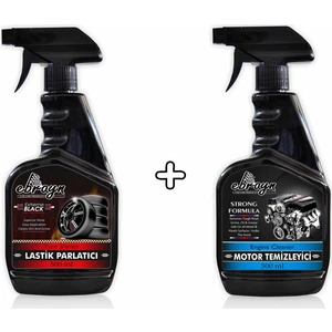 Oto Lastik Parlatıcı - Motor Yağ Temizleyici Sökücü 500'ER ml