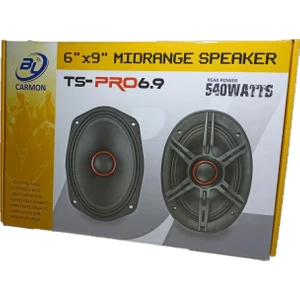 Ts-Pro6.9 540W Oval Midrance Oto Hoparlör