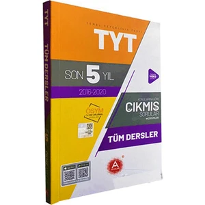 A Yayınları TYT Tüm Dersler Son 5 Yıl Konularına Göre Çıkmış Sorular