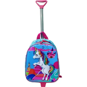 Çekçekli Çocuk Sırt Çantası Unicorn 35 x 26 x 10 cm
