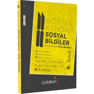 Çalışkan Yayınları 6. Sınıf Sosyal Bilgiler Göster Kendini Soru Bankası