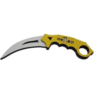 Ahşap Oyuncak Bıçak Cs Go Figürlü Sarı