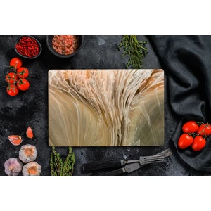 Açık Dalga  Mermer   Cam Kesme Tahtası - Cam Kesme Tablası | 30 cm x 40CM