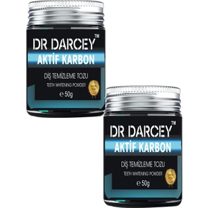 Dr Darcey Aktif Karbon Diş Temizleme Tozu 2X50 gr