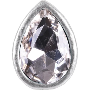 Kadın Antik Gümüş Kaplama Swarovski Taşlı Damla Yüzük