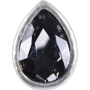 Kadın Antik Gümüş Kaplama Swarovski Taşlı Damla Yüzük