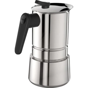 Acciaio Paslanmaz Çelik 4 Cup Moka Pot