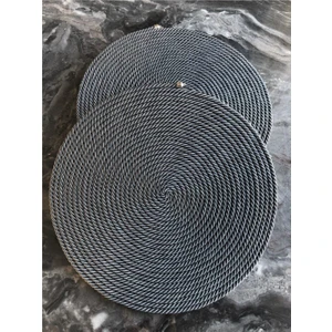 Füme Amerikan Servis Supla 6'lı Set