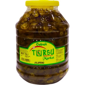 Turşu Market Jalapeno   (Meksika) Biber Turşusu  5 Lt