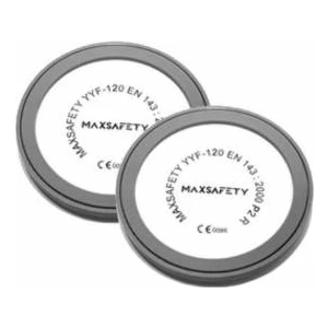 Maxsafety YYF 120 P2 Yarım Yüz Gaz Maskesi Filtresi Yedeği 2'li