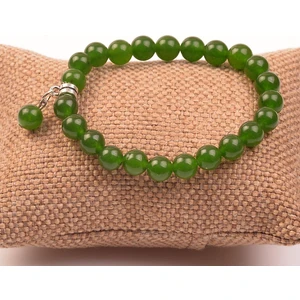 Taş Sandığı Yeşim Taşı Bileklik (8 Mm)