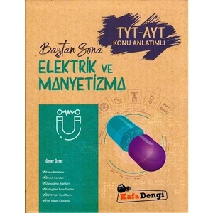 Kafa Dengi Yayınları TYT AYT Elektrik ve Manyetizma Baştan Sona Konu Anlatımlı