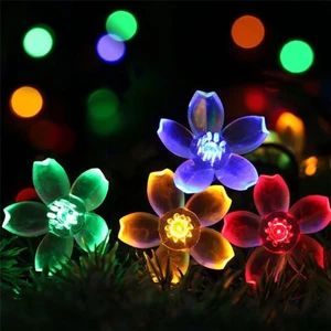 Çiçek Motifli Güneş Enerjili Led Solar Bahçe Işıldağı