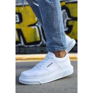 CH075 Ipekyol Beyaz Taban Erkek Ayakkabı Beyaz