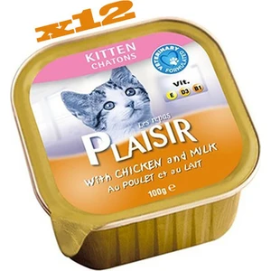 Tavuk Etli & Sütlü Yavru Yaş Kedi Maması 100 gr x 12 Adet