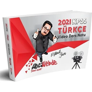 Hocawebde Yayınları 2021 KPSS Türkçe Video Ders Notu