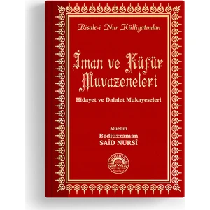 Îman ve Küfür Müvazeneleri-Orta Boy-Sırtı Deri - Bediüzzaman Said Nursi