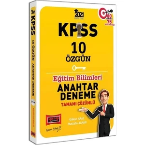 Yargı Yayınevi 2021 KPSS Eğitim Bilimleri Tamamı Çözümlü 10 Özgün Anahtar Deneme