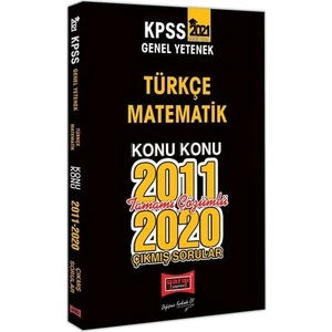 Yargı Yayınevi ​2021 KPSS Genel Yetenek Konu Konu Tamamı Çözümlü Çıkmış Sorular