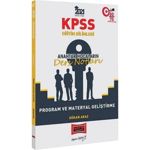 Yargı Yayınevi 2021 KPSS Eğitim Bilimleri Program ve Materyal Geliştirme Anahtar Hocaların Ders Notları