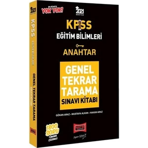 Yargı Yayınevi ​2021 KPSS Eğitim Bilimleri Anahtar Genel Tekrar Tarama Tamamı Çözümlü 1800 Soru Kitabı