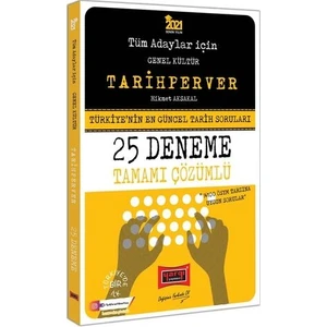 Yargı Yayınevi 2021 Tüm Adaylar İçin TARİHPERVER Tamamı Çözümlü 25 Deneme
