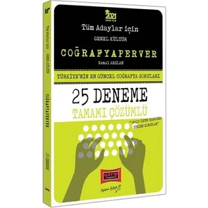 Yargı Yayınevi 2021 Tüm Adaylar İçin COĞRAFYAPERVER Tamamı Çözümlü 25 Deneme