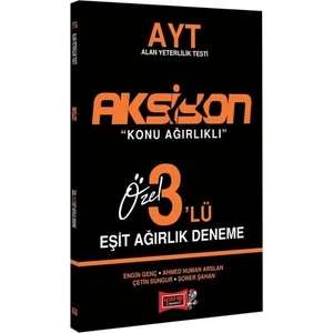 Yargı Yayınevi AYT AKS iyon Eşit Ağırlık 3#lü Deneme