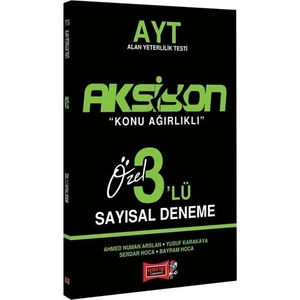 Yargı Yayınevi AYT AKS iyon Sayısal 3#lü Deneme - Yusuf Karakaya