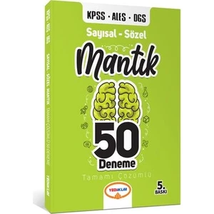 Yediiklim Yayınları KPSS ALES 2021 Sayısal - Sözel Mantık Tamamı Çözümlü 50 Deneme