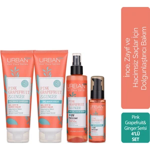 Urban Care Pink Grapefruit & Ginger Serisi 4'lü Set