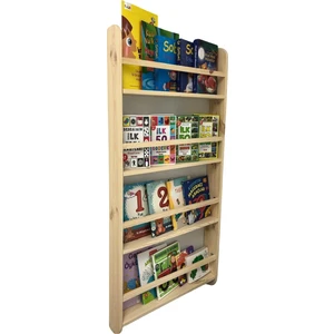 Timber Wood Ahşap Çocuk Odası Montessori Kitaplık