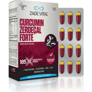 Zade Vital Curcumin Forte - Zerdeçal 1000 mg 40 Kapsül